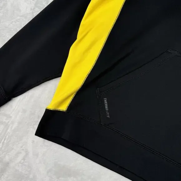 Nike Livestrong Therma Fit Hoodie Black Yellow Athletic Pullover Mens XL Running - Picture 7 of 9